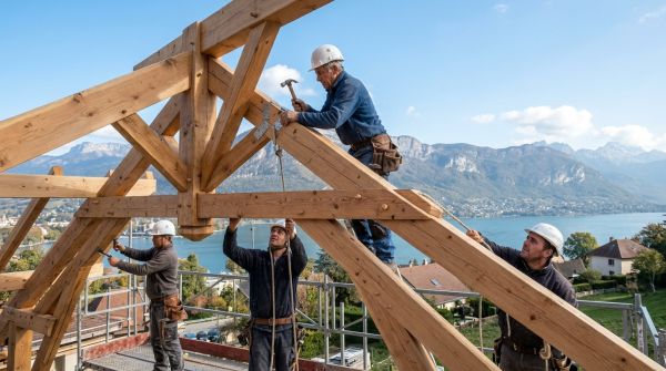 Charpente annecy : expertise de charpentier en haute-savoie