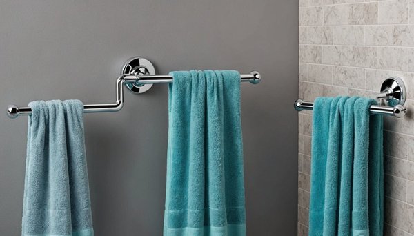 Des porte-serviettes originaux pour une salle de bain stylée