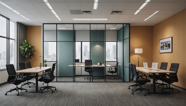 Cloisons mobiles : flexibilité et esthétique pour vos bureaux
